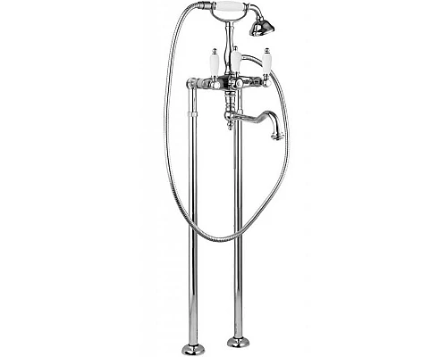 Приобрести Смеситель для ванны Cezares First VDP2 FIRST-VDP2-01-Bi Хром в магазине сантехники Santeh-Crystal.ru