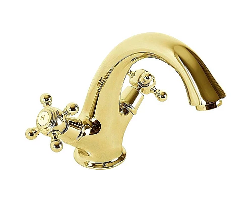 Приобрести Смеситель для раковины Cezares Golf-LS1-03/24 Золото 24 карат в магазине сантехники Santeh-Crystal.ru