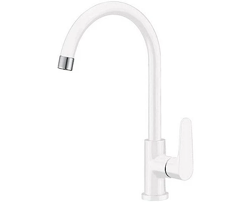 Заказать Смеситель для кухни Cezares LACONICO-C-LL25-BLC Белый в магазине сантехники Santeh-Crystal.ru