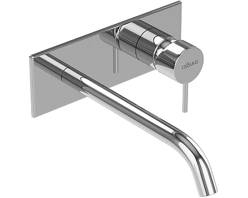 Приобрести Смеситель для раковины Cezares Leaf LEAF-BLI1-L-01-W0 Хром в магазине сантехники Santeh-Crystal.ru