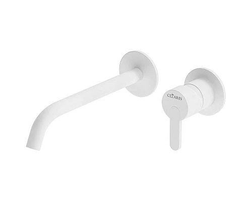 Заказать Смеситель для раковины Cezares Leaf LEAF-BLI2-BIO Белый матовый в магазине сантехники Santeh-Crystal.ru