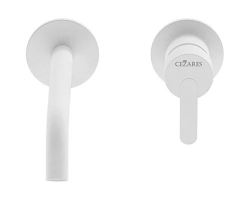 Заказать Смеситель для раковины Cezares Leaf LEAF-BLI2-BIO Белый матовый в магазине сантехники Santeh-Crystal.ru