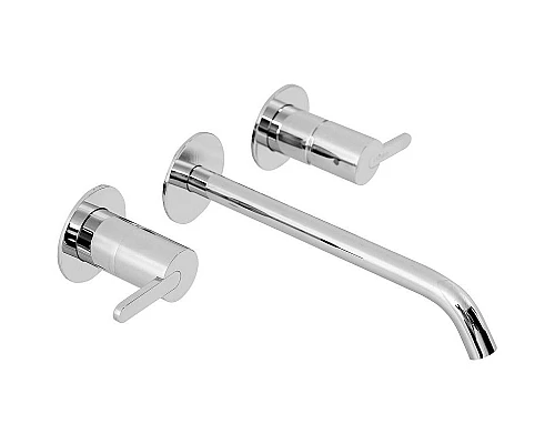 Приобрести Смеситель для раковины Cezares Leaf LEAF-BLI3L-01-W0 Хром в магазине сантехники Santeh-Crystal.ru