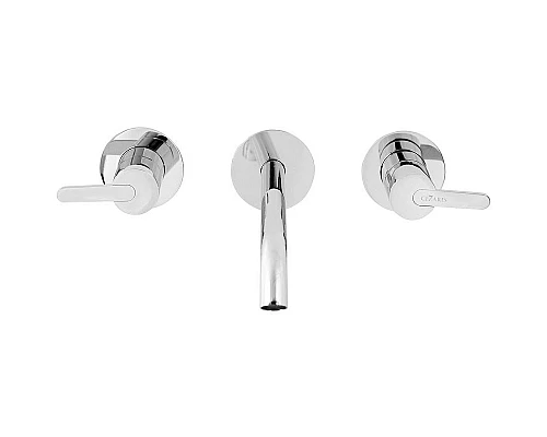 Приобрести Смеситель для раковины Cezares Leaf LEAF-BLI3L-01-W0 Хром в магазине сантехники Santeh-Crystal.ru