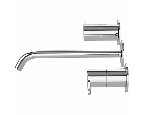 Приобрести Смеситель для раковины Cezares Leaf LEAF-BLI3L-01-W0 Хром в магазине сантехники Santeh-Crystal.ru