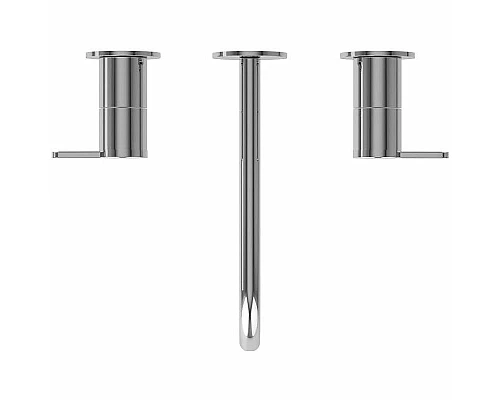 Приобрести Смеситель для раковины Cezares Leaf LEAF-BLI3L-01-W0 Хром в магазине сантехники Santeh-Crystal.ru