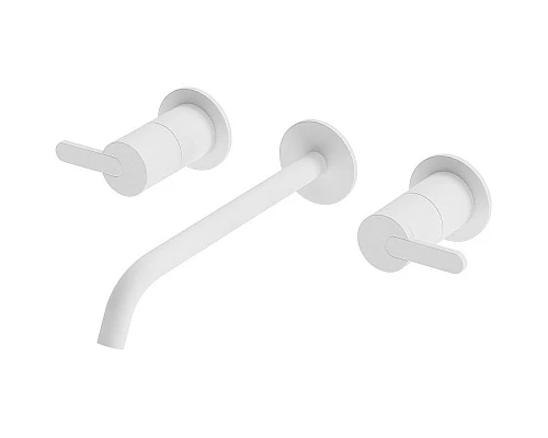 Заказать Смеситель для раковины Cezares Leaf LEAF-BLI3L-BIO Белый матовый в магазине сантехники Santeh-Crystal.ru