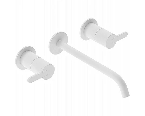 Заказать Смеситель для раковины Cezares Leaf LEAF-BLI3L-BIO Белый матовый в магазине сантехники Santeh-Crystal.ru