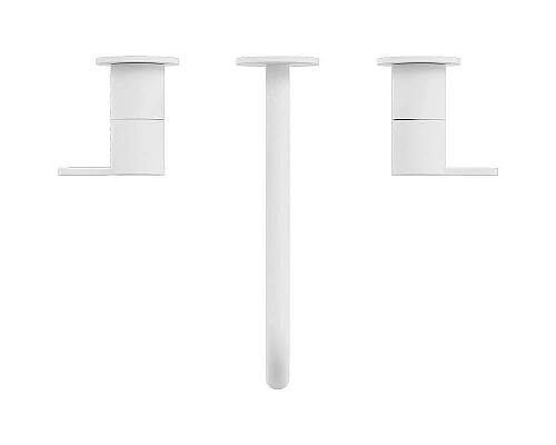 Заказать Смеситель для раковины Cezares Leaf LEAF-BLI3L-BIO Белый матовый в магазине сантехники Santeh-Crystal.ru