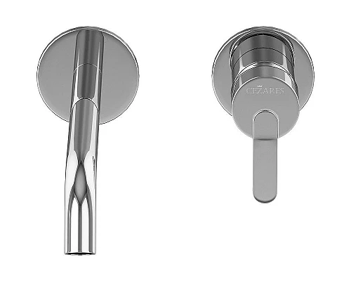 Приобрести Смеситель для раковины Cezares Leaf LEAF-BLI2-01-W0 Хром в магазине сантехники Santeh-Crystal.ru