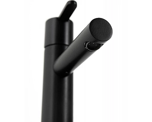 Приобрести Смеситель для раковины Cezares Leaf LEAF-LSM1-NOP Черный матовый в магазине сантехники Santeh-Crystal.ru