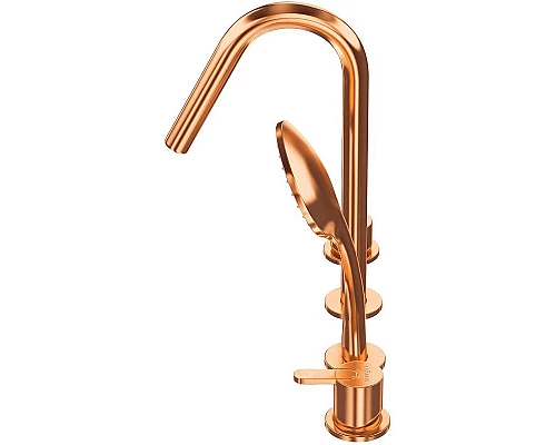 Заказать Смеситель на борт ванны Cezares Leaf LEAF-BVDM4-SS Sunset в магазине сантехники Santeh-Crystal.ru