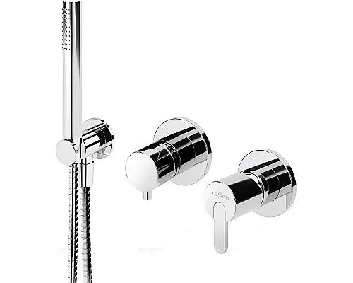 Смеситель для душа Cezares Leaf LEAF-VDIM3-D-L-01 Хром