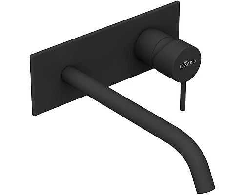 Смеситель для раковины Cezares Leaf LEAF-BLI1-L-NOP Черный матовый