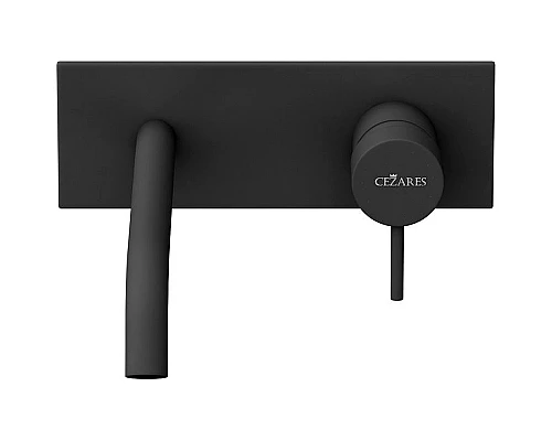 Смеситель для раковины Cezares Leaf LEAF-BLI1-L-NOP Черный матовый