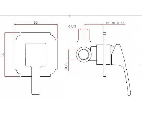 Приобрести Смеситель для душа Cezares Legend LEGEND-DIM-02 Бронза в магазине сантехники Santeh-Crystal.ru