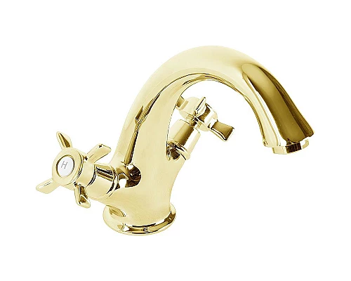 Заказать Смеситель для раковины Cezares Lord-LS1-03/24 Золото 24 карат в магазине сантехники Santeh-Crystal.ru