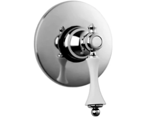 Приобрести Смеситель для душа Cezares Margot MARGOT-DIM-01-Bi Хром/белый в магазине сантехники Santeh-Crystal.ru