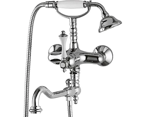 Купить Смеситель для ванны Cezares Margot MARGOT-VDFM2-01-Bi Хром в магазине сантехники Santeh-Crystal.ru
