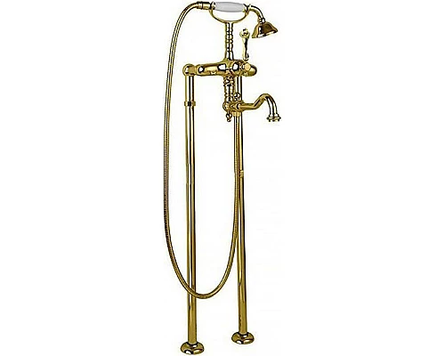 Приобрести Смеситель для ванны Cezares Margot MARGOT-VDP2-03/24-M Золото 24 карат в магазине сантехники Santeh-Crystal.ru