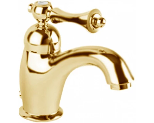 Купить Смеситель для раковины Cezares Margot MARGOT-LSM1-01-M Золото 24 карата в магазине сантехники Santeh-Crystal.ru
