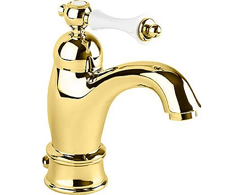 Заказать Смеситель для раковины Cezares Margot MARGOT-LSM1-A-03/24-Bi Золото 24 карат в магазине сантехники Santeh-Crystal.ru