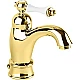 Заказать Смеситель для раковины Cezares Margot MARGOT-LSM1-A-03/24-Bi Золото 24 карат в магазине сантехники Santeh-Crystal.ru