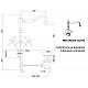 Заказать Смеситель для раковины Cezares Nostalgia NOSTALGIA-LS2-02 Бронза в магазине сантехники Santeh-Crystal.ru