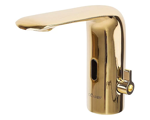 Приобрести Смеситель для раковины Cezares Vague VAGUE-ELS-03-W0 Золото в магазине сантехники Santeh-Crystal.ru