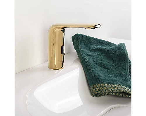 Приобрести Смеситель для раковины Cezares Vague VAGUE-ELS-03-W0 Золото в магазине сантехники Santeh-Crystal.ru