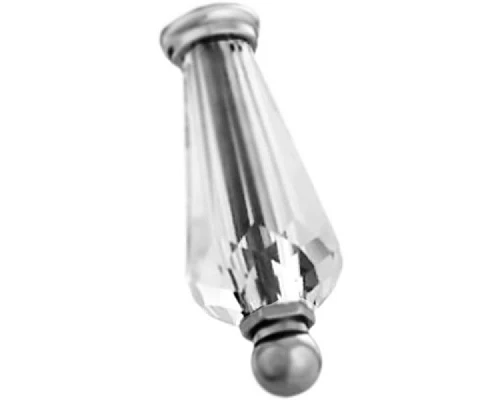 Приобрести Смеситель для ванны Cezares Vintage VINTAGE-VDPM прозрачная ручка Хром в магазине сантехники Santeh-Crystal.ru