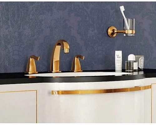 Купить Смеситель для раковины Creavit Giza GZ1503G Золото в магазине сантехники Santeh-Crystal.ru