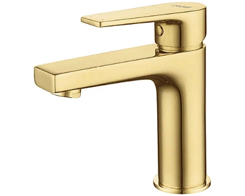 Приобрести Смеситель для раковины Creavit Sharp SR1500G Золото в магазине сантехники Santeh-Crystal.ru