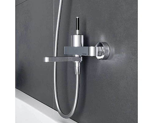 Заказать Смеситель для ванны Damixa Arc 291000000 Хром Черный в магазине сантехники Santeh-Crystal.ru