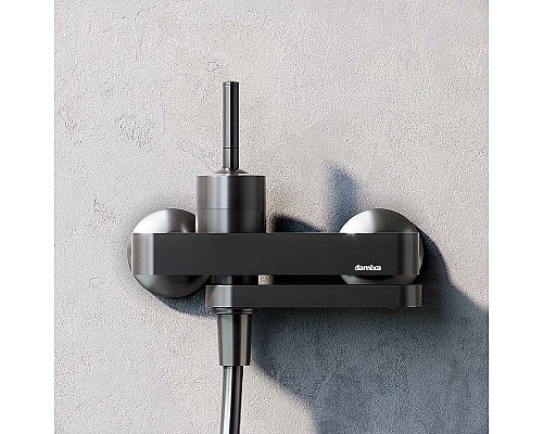 Заказать Смеситель для ванны Damixa Arc 291000300 Черный матовый в магазине сантехники Santeh-Crystal.ru