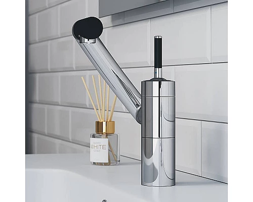 Заказать Смеситель для раковины Damixa Arc 290217464 Хром Черный в магазине сантехники Santeh-Crystal.ru