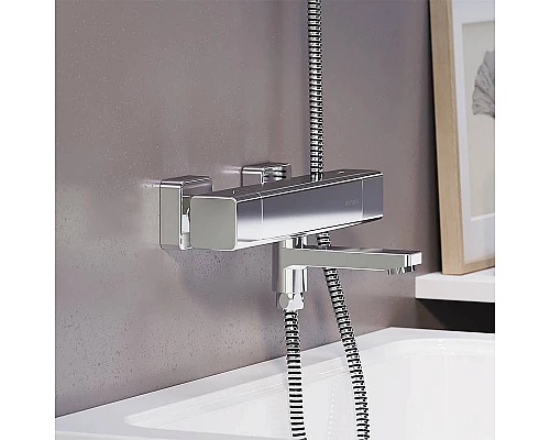 Заказать Смеситель для ванны Damixa Gala 533000000 с термостатом Хром в магазине сантехники Santeh-Crystal.ru