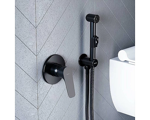 Купить Смеситель для душа Damixa Jupiter 777500300 Черный матовый в магазине сантехники Santeh-Crystal.ru