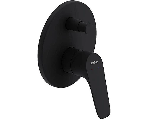 Заказать Смеситель для душа Damixa Jupiter 777100300 Черный матовый в магазине сантехники Santeh-Crystal.ru