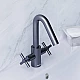 Приобрести Смеситель для раковины Damixa RedBlu Neo Classic 270210000 Графит в магазине сантехники Santeh-Crystal.ru