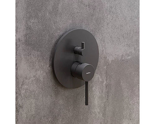 Приобрести Смеситель для душа Damixa Scandinavian Pure 367100300 Черный матовый в магазине сантехники Santeh-Crystal.ru