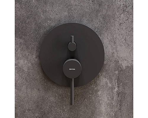 Приобрести Смеситель для душа Damixa Scandinavian Pure 367100300 Черный матовый в магазине сантехники Santeh-Crystal.ru