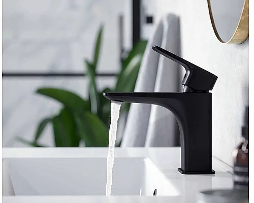 Заказать Смеситель для раковины Excellent Keria AREX.2001BL Черный в магазине сантехники Santeh-Crystal.ru