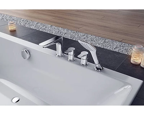 Приобрести Смеситель на борт ванны Excellent Oxalia AREX.9033CR Хром в магазине сантехники Santeh-Crystal.ru