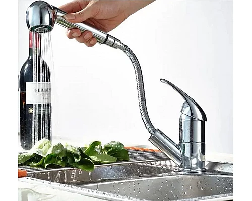 Заказать Смеситель для кухни Frap H02 F6002-B Хром в магазине сантехники Santeh-Crystal.ru