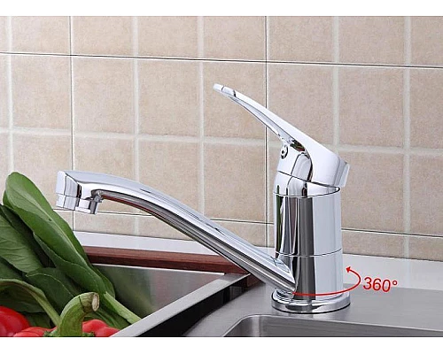 Купить Смеситель для кухни Frap H13 F4513-2 Хром в магазине сантехники Santeh-Crystal.ru