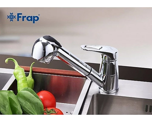 Заказать Смеситель для кухни Frap H13 F6013 Хром в магазине сантехники Santeh-Crystal.ru