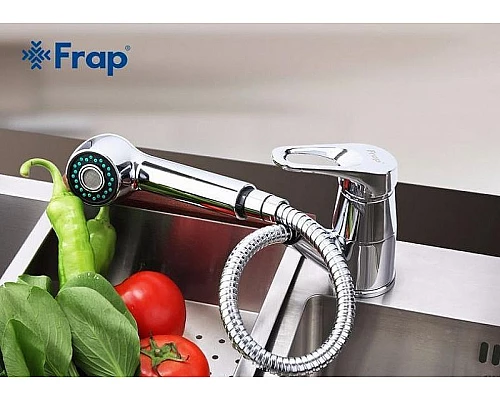 Заказать Смеситель для кухни Frap H13 F6013 Хром в магазине сантехники Santeh-Crystal.ru
