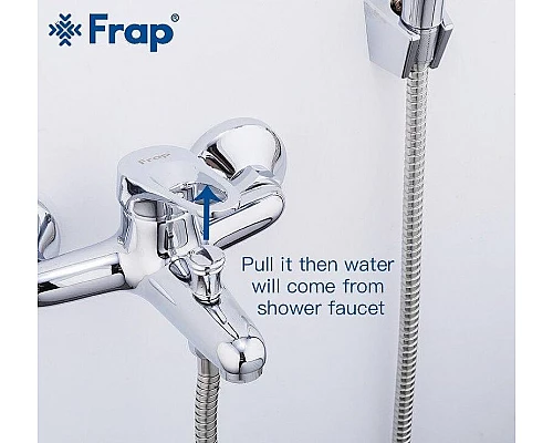 Приобрести Смеситель для ванны Frap H13 F3013 Хром в магазине сантехники Santeh-Crystal.ru