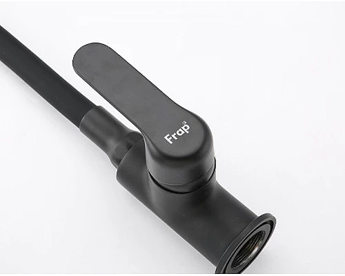 Купить Смеситель для кухни Frap H17-6 F4417-6 Черный матовый в магазине сантехники Santeh-Crystal.ru